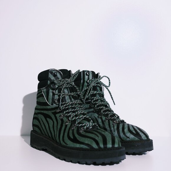 Diemme Italian-Made Hiking Boots – Zebra Print – Size 41 - Picture 2 of 6
